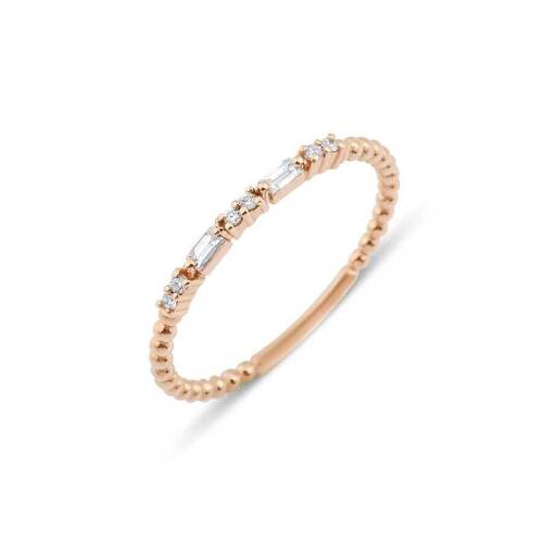 09 Baget Pırlanta Yüzük - 