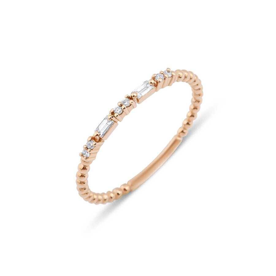 09 Baget Pırlanta Yüzük - 1