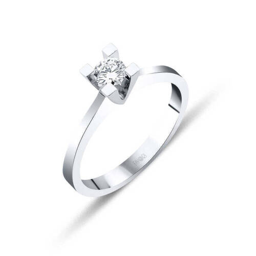 31 Karat Tektaş Pırlanta Yüzük-2 - 