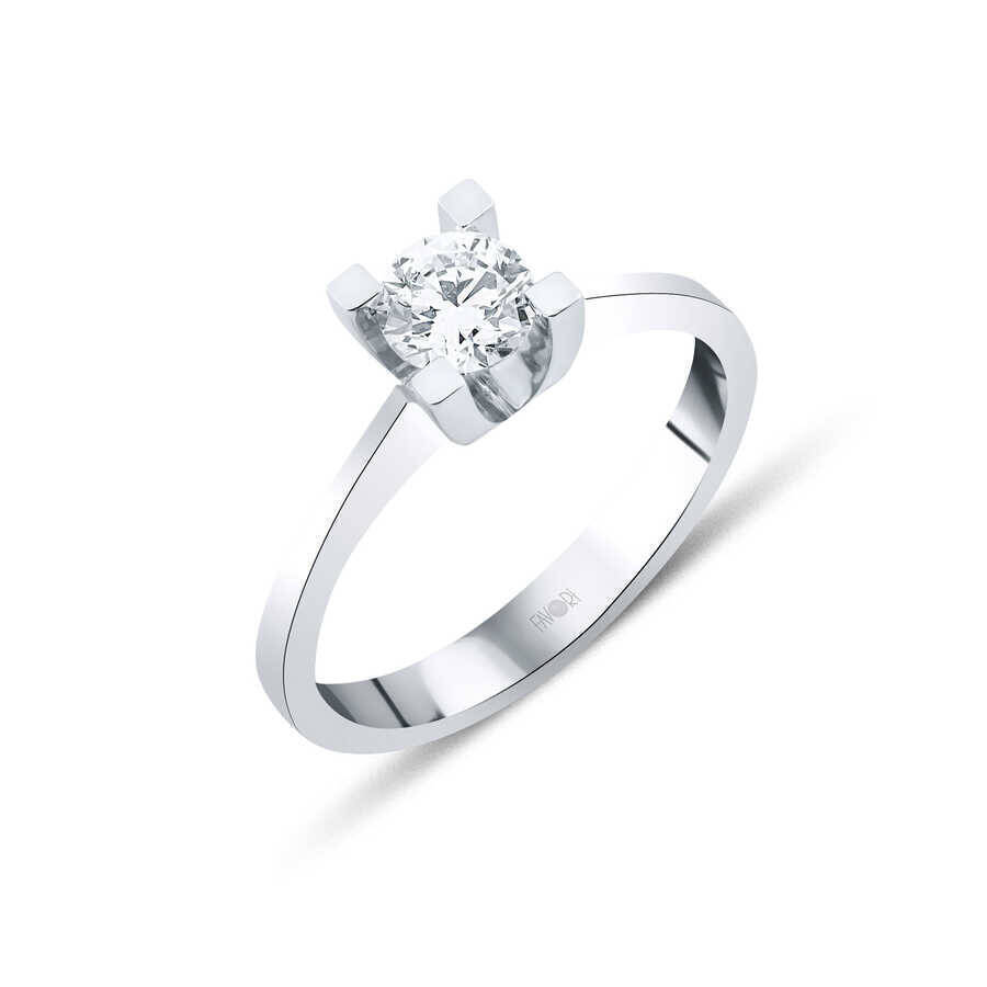 55 Karat Tektaş Pırlanta Yüzük - 1