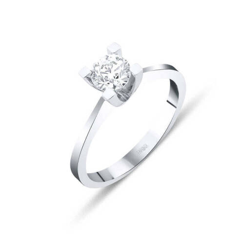 61 Karat Tektaş Pırlanta Yüzük - 