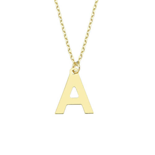 A Harfi Altın Kolye - 
