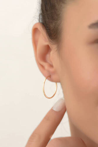 Altın Halka Küpe - 