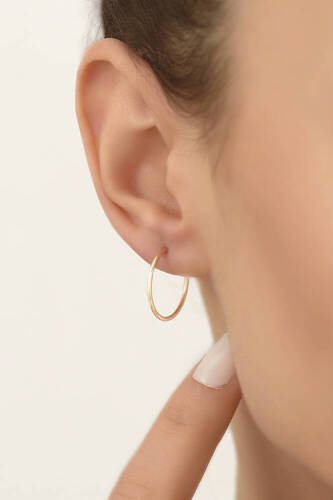 Altın Halka Küpe - 