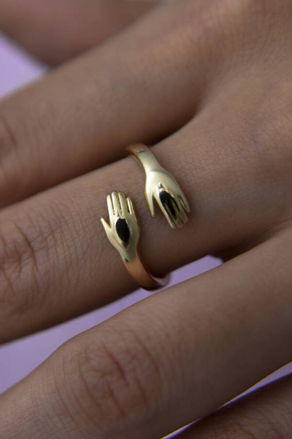 Altın Hug Yüzük - 1