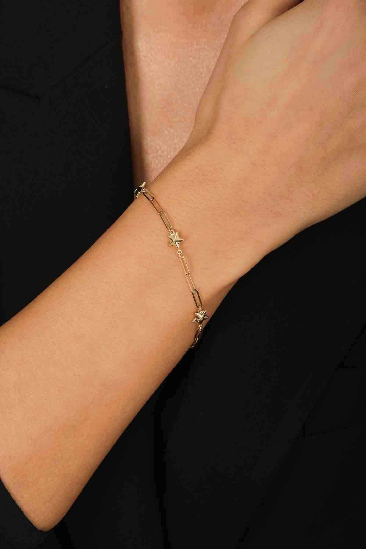 Ataç Serpme Yıldız Bileklik - (1)
