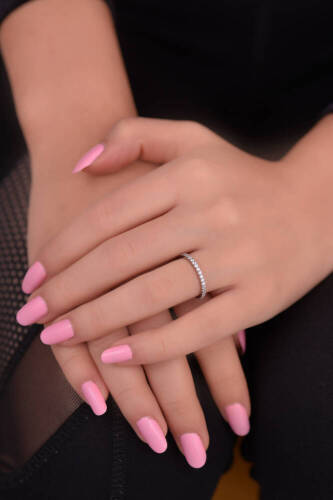 Beyaz Altın Tamtur Yüzük - 