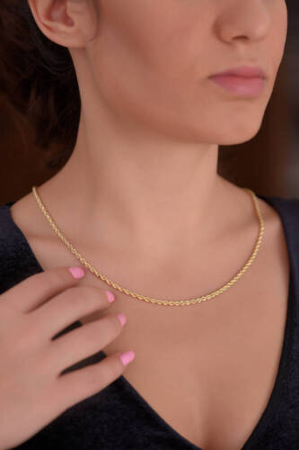 Burgu Altın Zincir - 