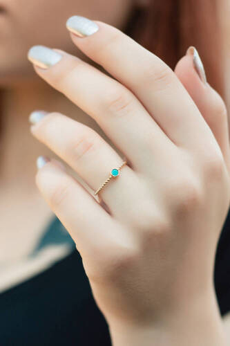 Burgu Tohum Altın Yüzük - 