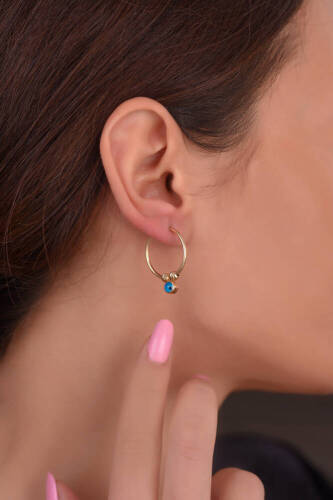 Büyük Göz Halka Küpe - 