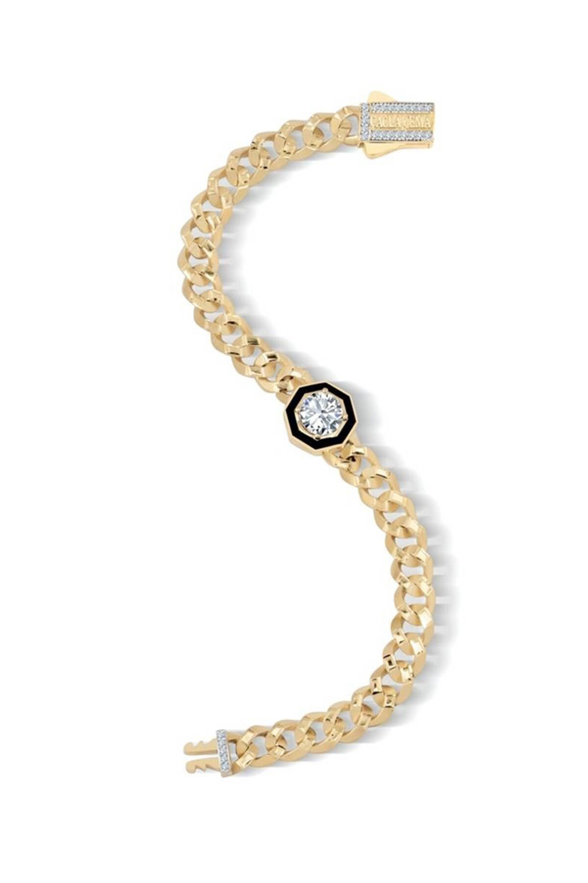 Çağla Ema 7mm Taşlı Altın Gurmet Bileklik - 3