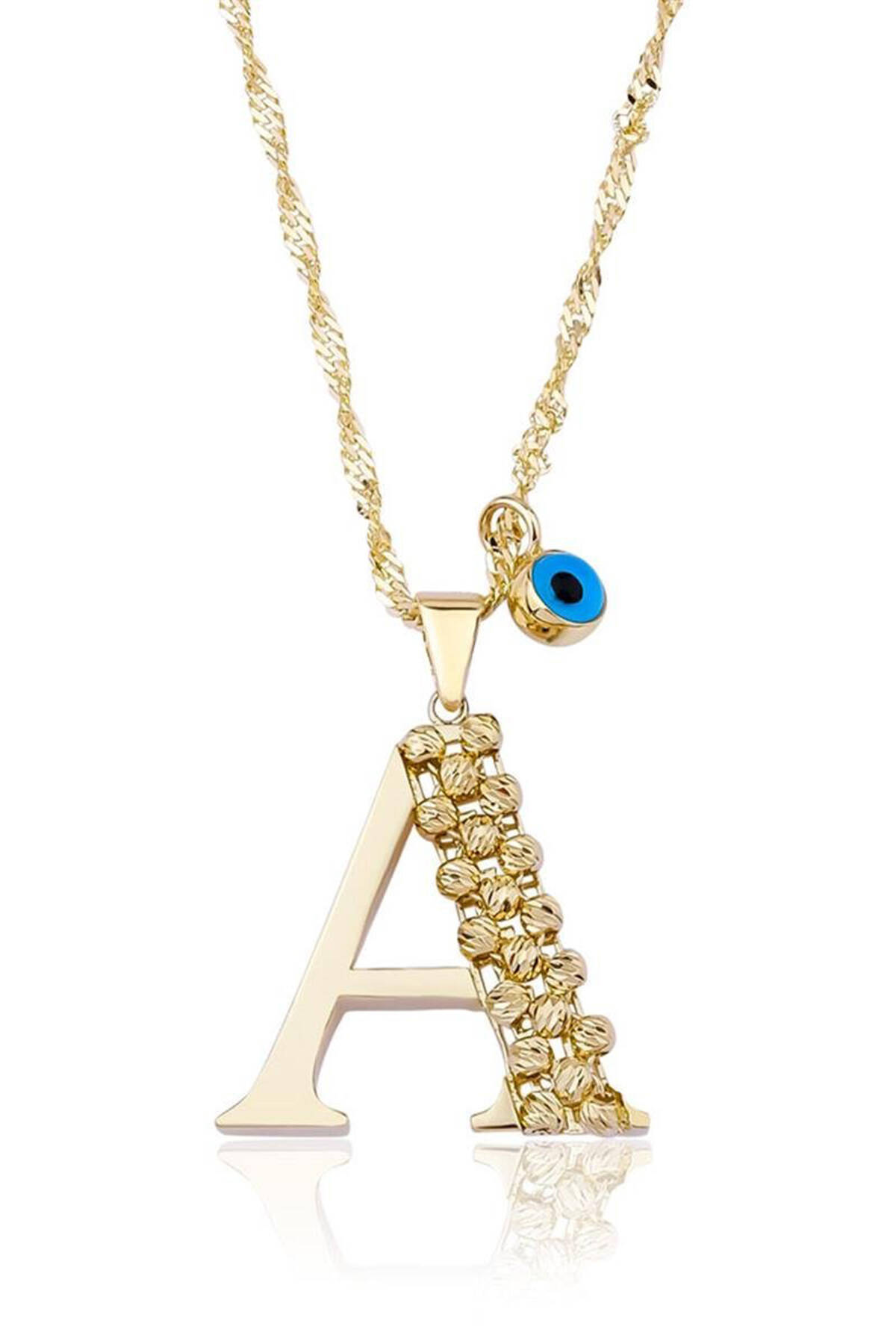 Çağla Ema Harf Altın Kolye - 1