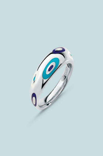 Cetaş Fortuna Beyaz Altın Yüzük - (1)