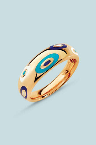 Cetaş Fortuna Pembe Altın Yüzük - 