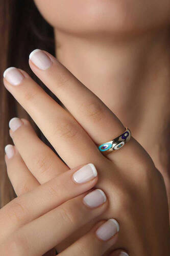 Cetaş Fortuna Sarı Altın Yüzük - 