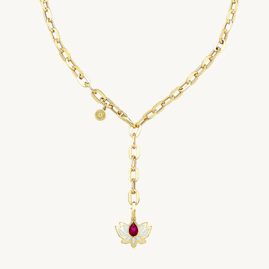 Cetaş Lotus Çiçeği Kolye - 1