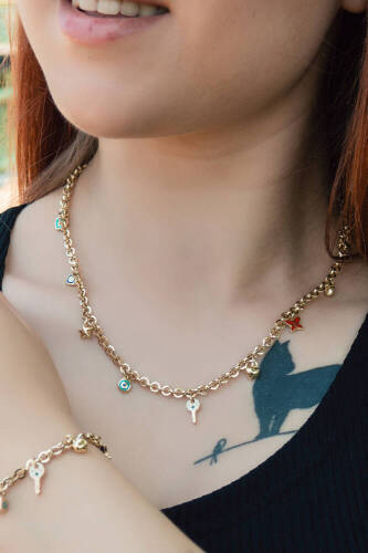 Cetaş Şans Altın Kolye - 