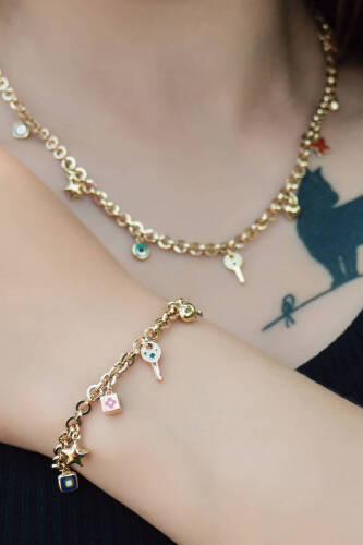 Cetaş Şans Altın Kolye - (1)