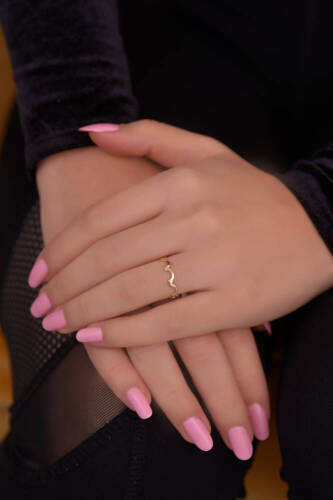 Dalga Altın Yüzük - 