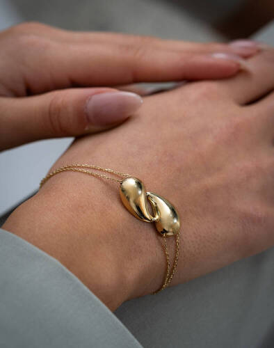 Damla Altın Bileklik - 