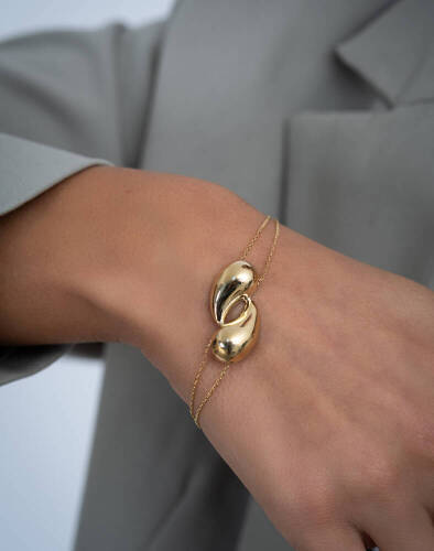 Damla Altın Bileklik - (1)
