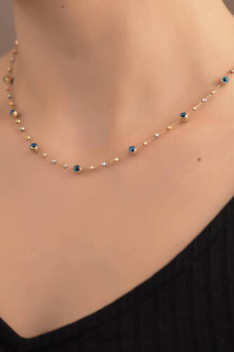 Dorika ve Gözlü Altın Zincir - 