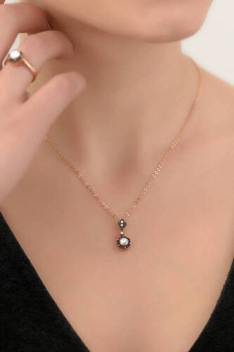 Elmas Montür Tektaş Kolye - 