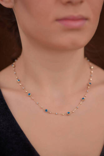 Gözlü Dorika Altın Zincir - 