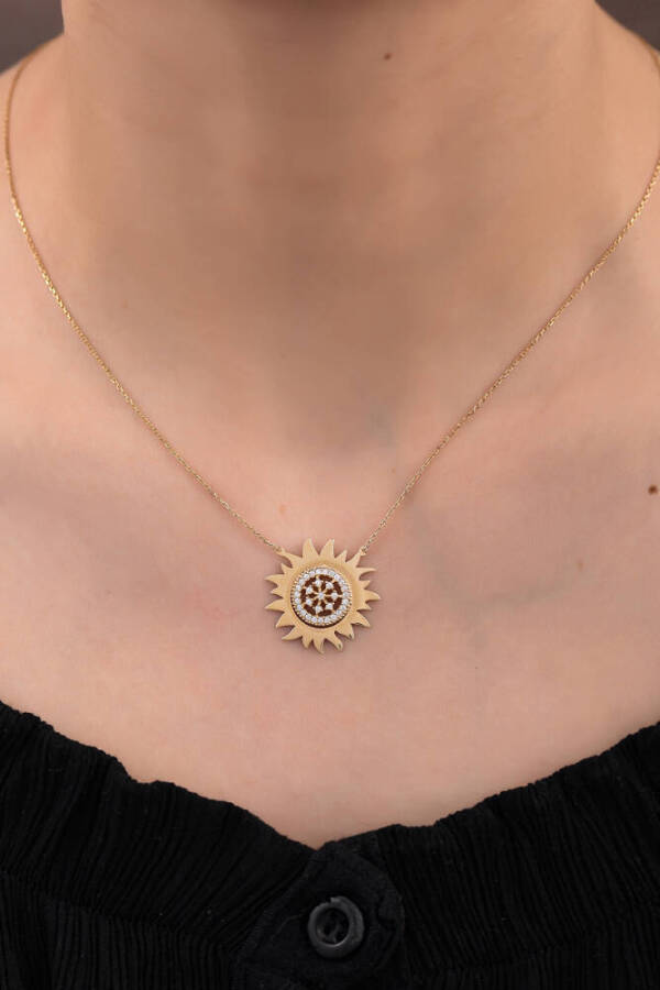 Güneş Altın Kolye - 1