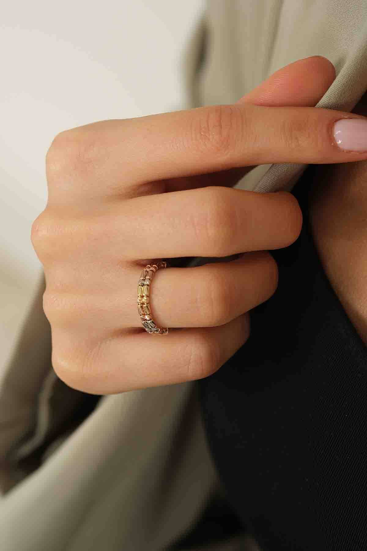 İki Sıra Dorikalı Yüzük - 