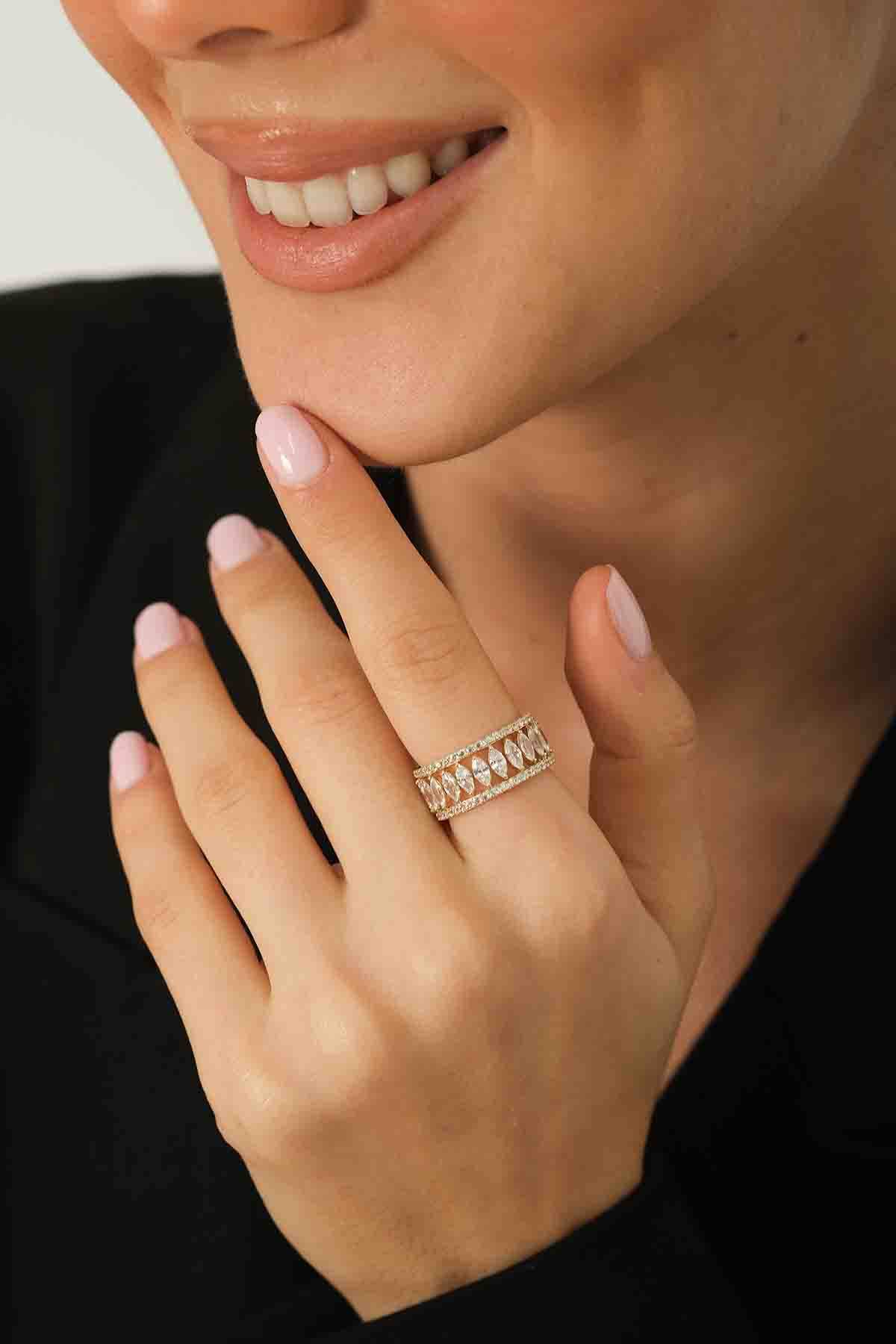 İkili Tasarım Yüzük - 