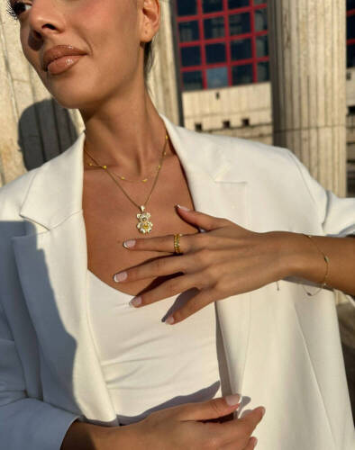 İtalyan Ayıcık Kolye Ucu - 