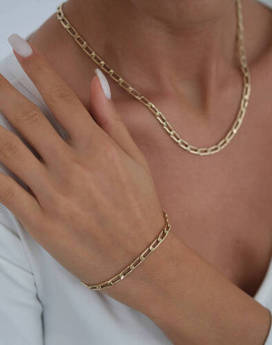 İtalyan Figaro Bileklik - (1)