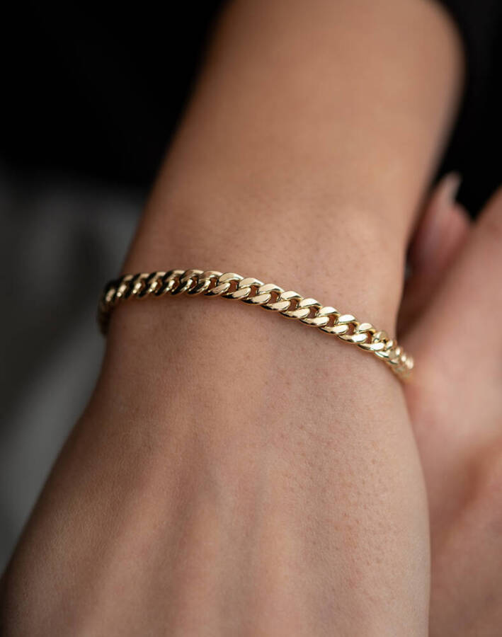 İtalyan Gurmet Altın Bileklik - 1