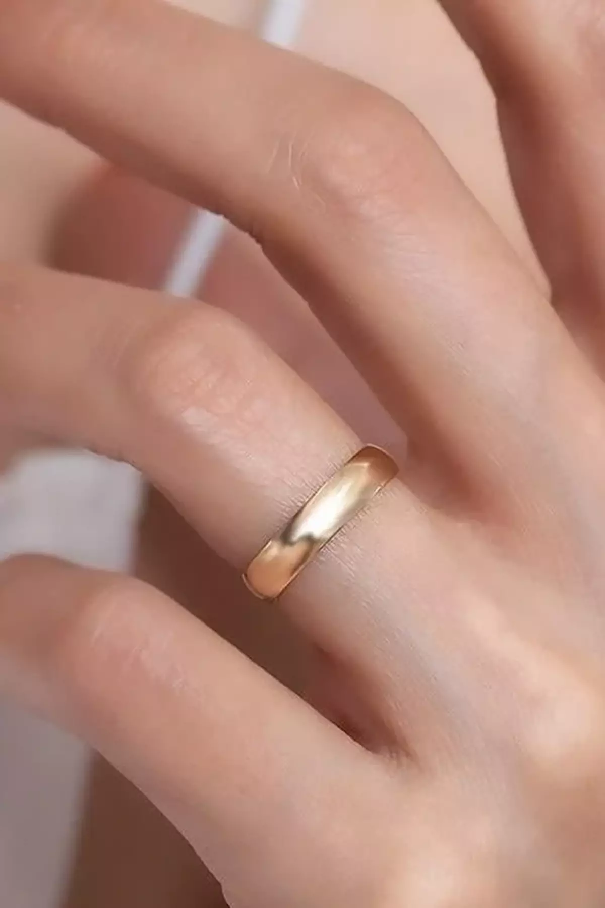 Kadın 4mm Klasik Bombeli 14 Ayar Alyans - 1