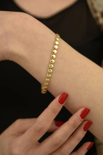 Kadın Altın Pul Bileklik2 - 