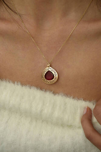 Kadın Altın Tesir Kolye - 