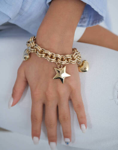 Kadın Cetaş Eterna Sevgi Altın Bileklik - 