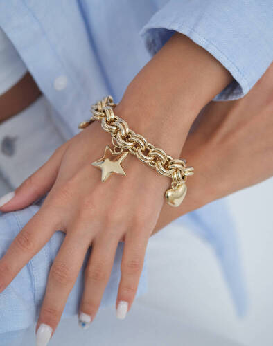 Kadın Cetaş Eterna Sevgi Altın Bileklik - (1)