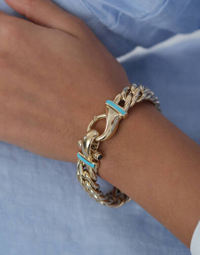 Kadın Cetaş Yeni Eterna Altın Bileklik - 