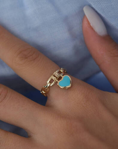 Kalpli Cetaş Yüzük - 