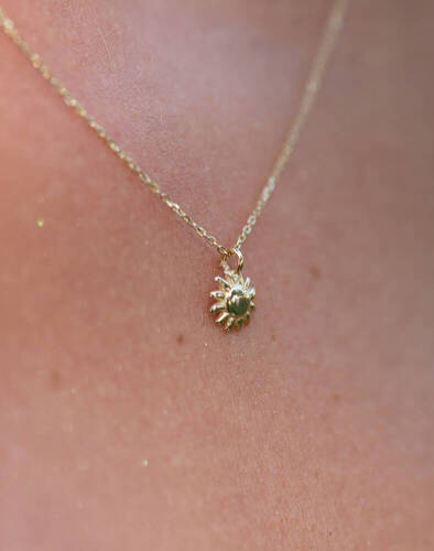 Minimal Güneş Kolye - 