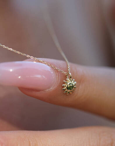 Minimal Güneş Kolye - (1)