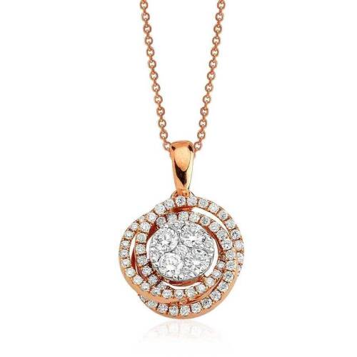 Miniset Pırlanta Kolye - 