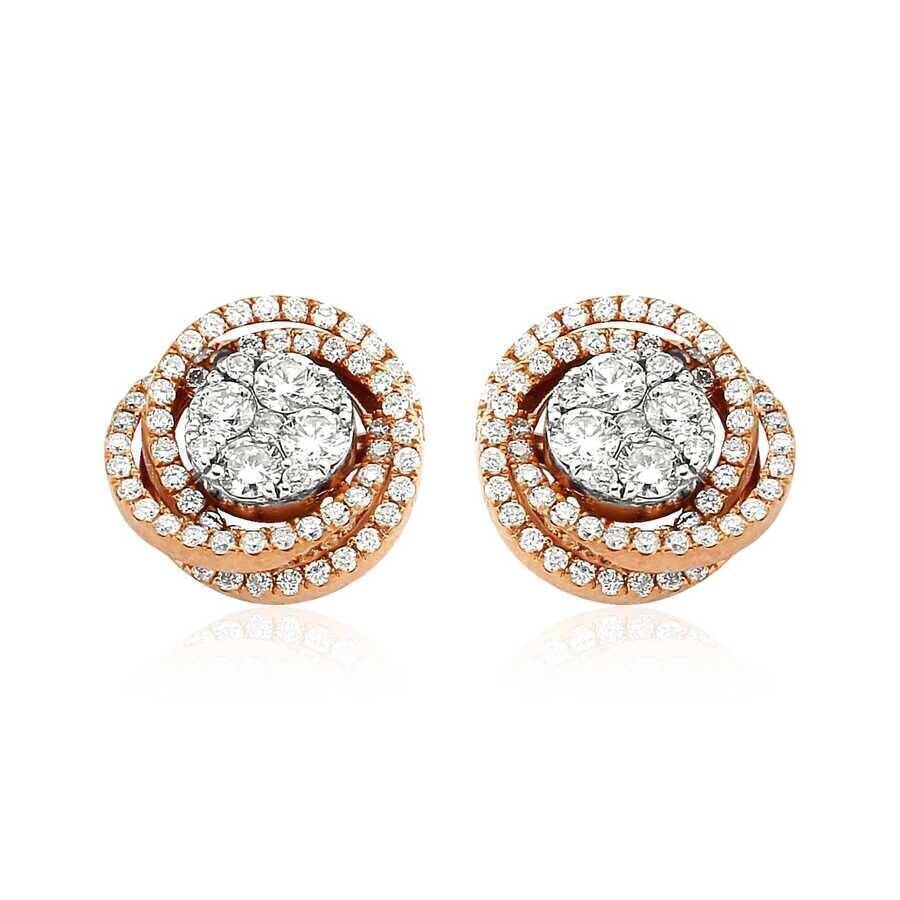 Miniset Pırlanta Küpe - 1