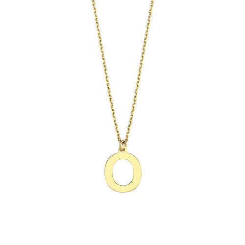 O Harfi Altın Kolye - 