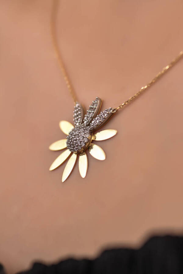 Papatya Altın Kolye - 1