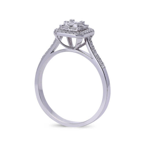 Pırlanta Baget Yüzük - (1)