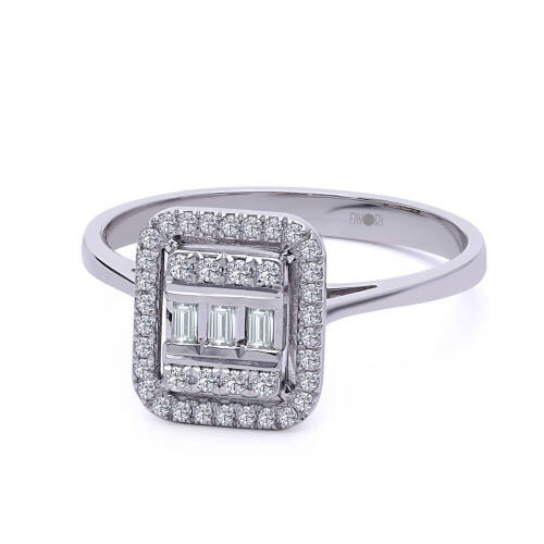 Pırlanta Baget Yüzük - 