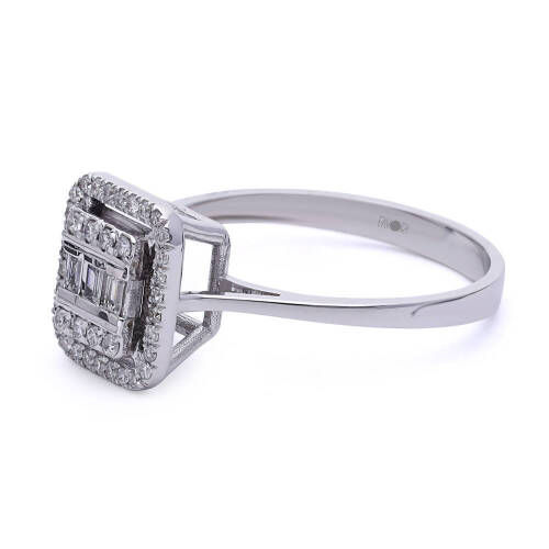 Pırlanta Baget Yüzük - (1)